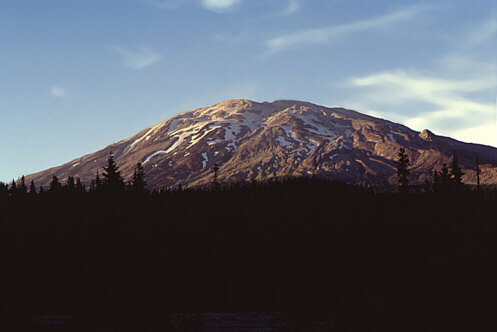 Mt. St. Helens in sunset