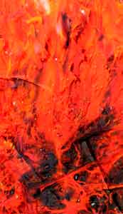 Glass Painting Wildfire